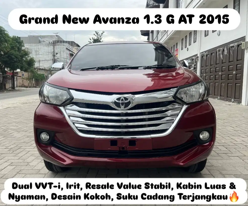 (TDP 8 JUTA!) Toyota Grand New Avanza 1.3 G Automatic Merah 2015