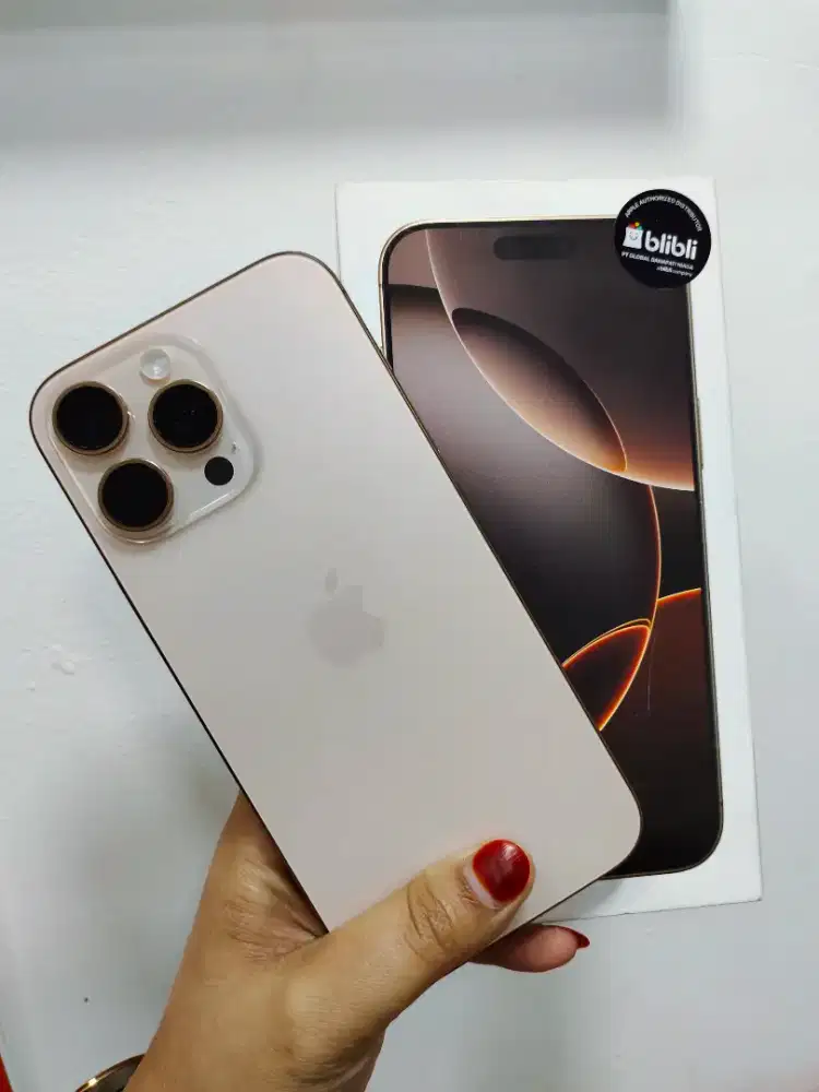 IPHONE 16 PM 512 DESSERT SECOND IBOX BH 100% GARANSI ON JULI 2026