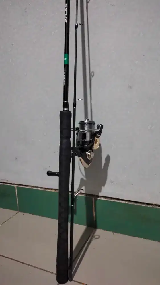 Joran Pancing Seaking Atlas 8-17, Reel Seaking Vanguard 3000