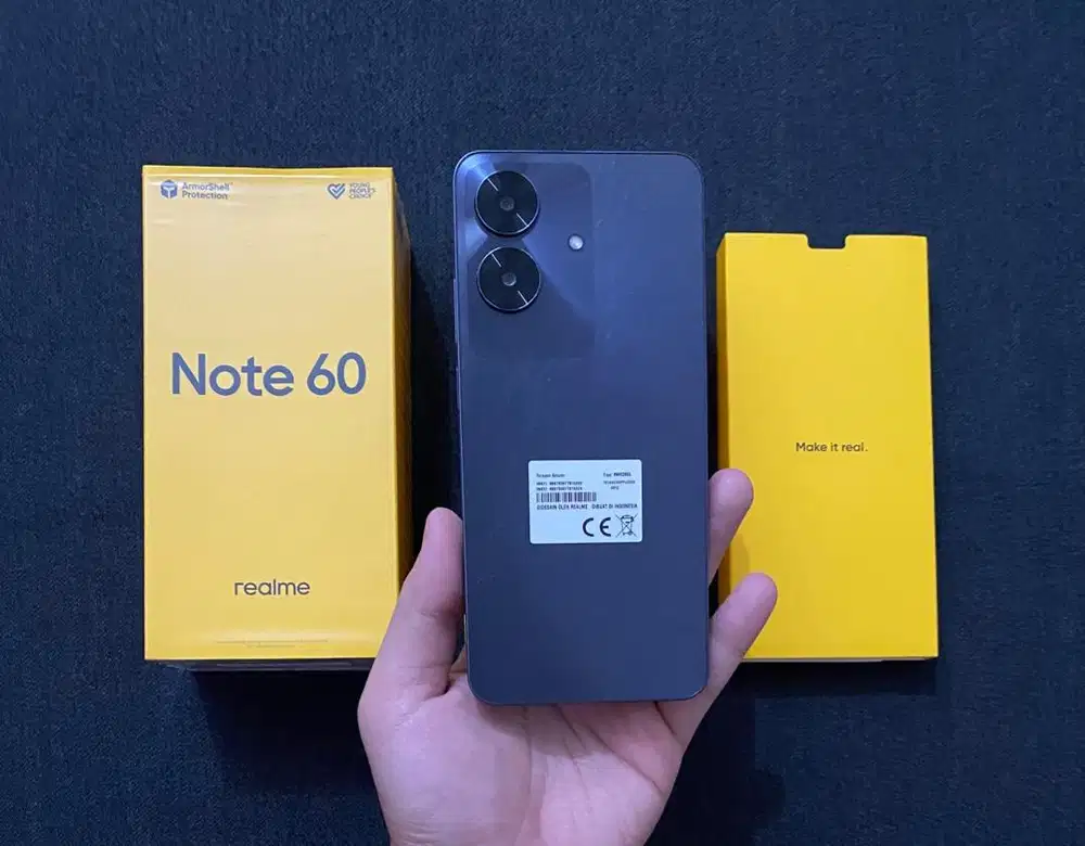Realme Note 60 6/128 Fullsheet Mulus Garansi 2026