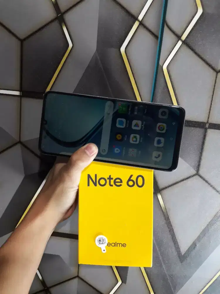 Realme Note 60 6+6/128GB lengkap