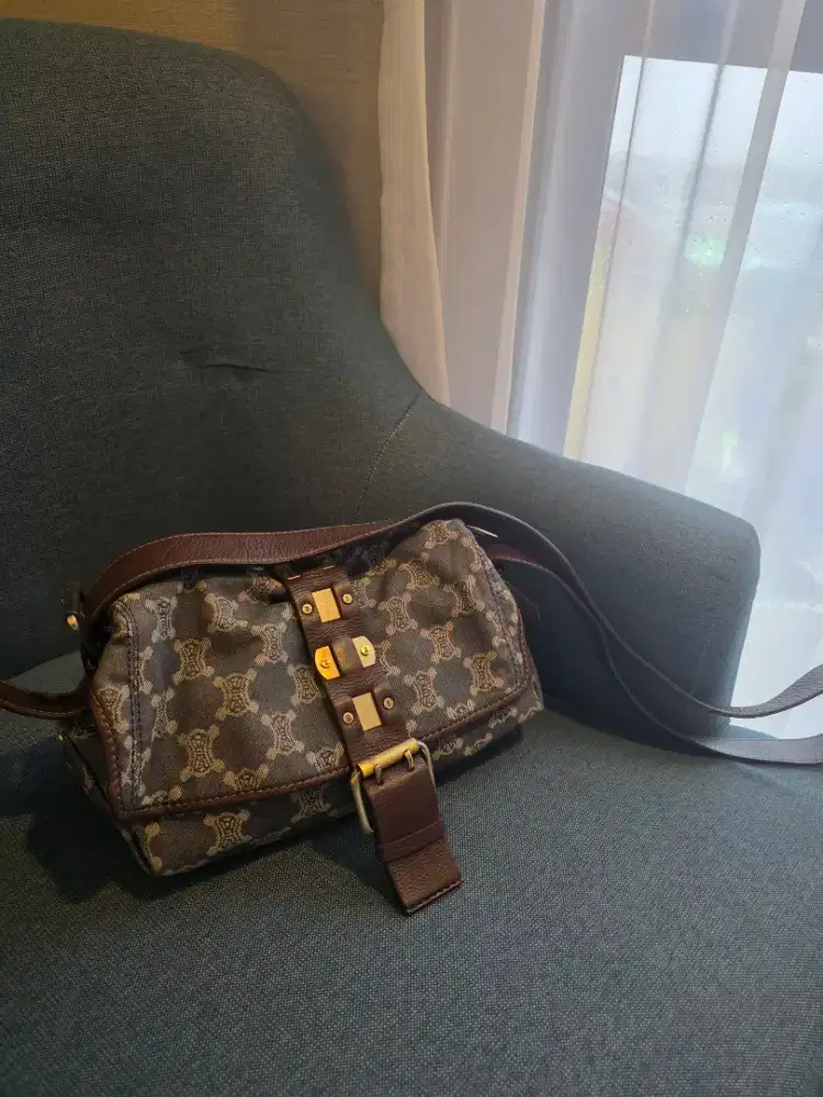 Celine denim with strap
