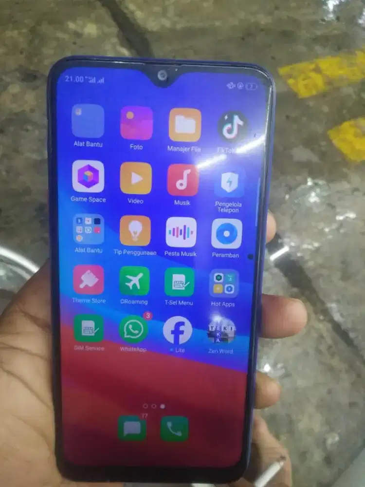 Puna hp Oppo a5s ram 3/32 kelengkapan hp+cas san