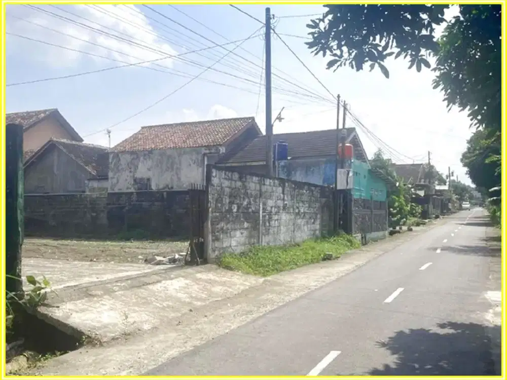 Dekat Kampus UGM, Tanah di Jakal km 8; Siap AJB