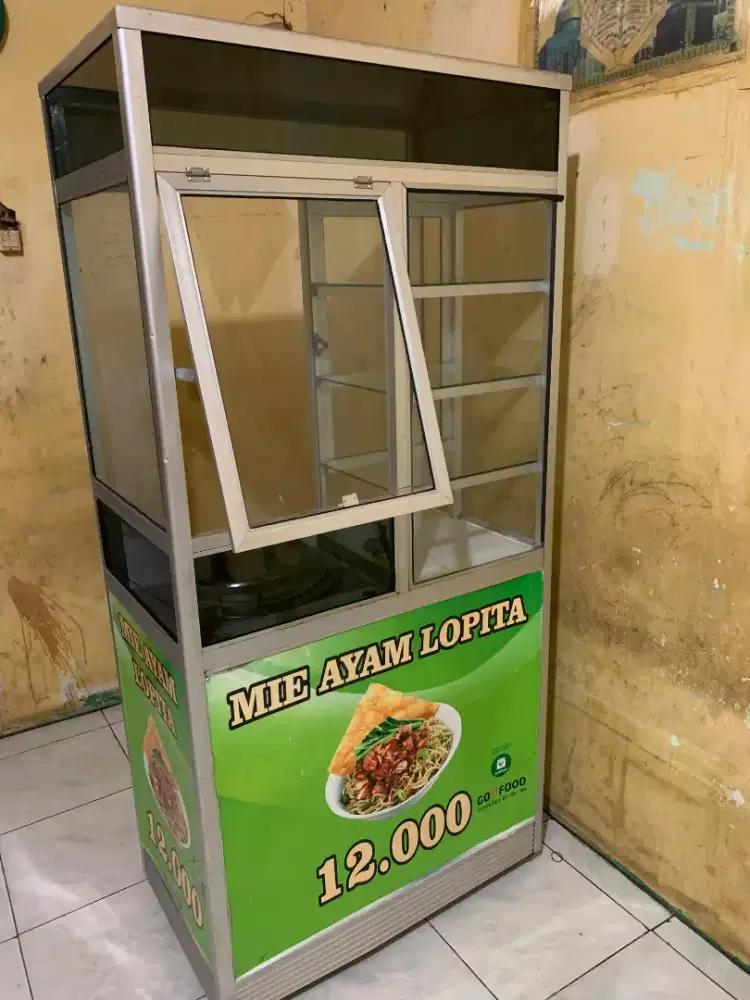 Etalase mie ayam/ baso / cilok/ mpek2 dll