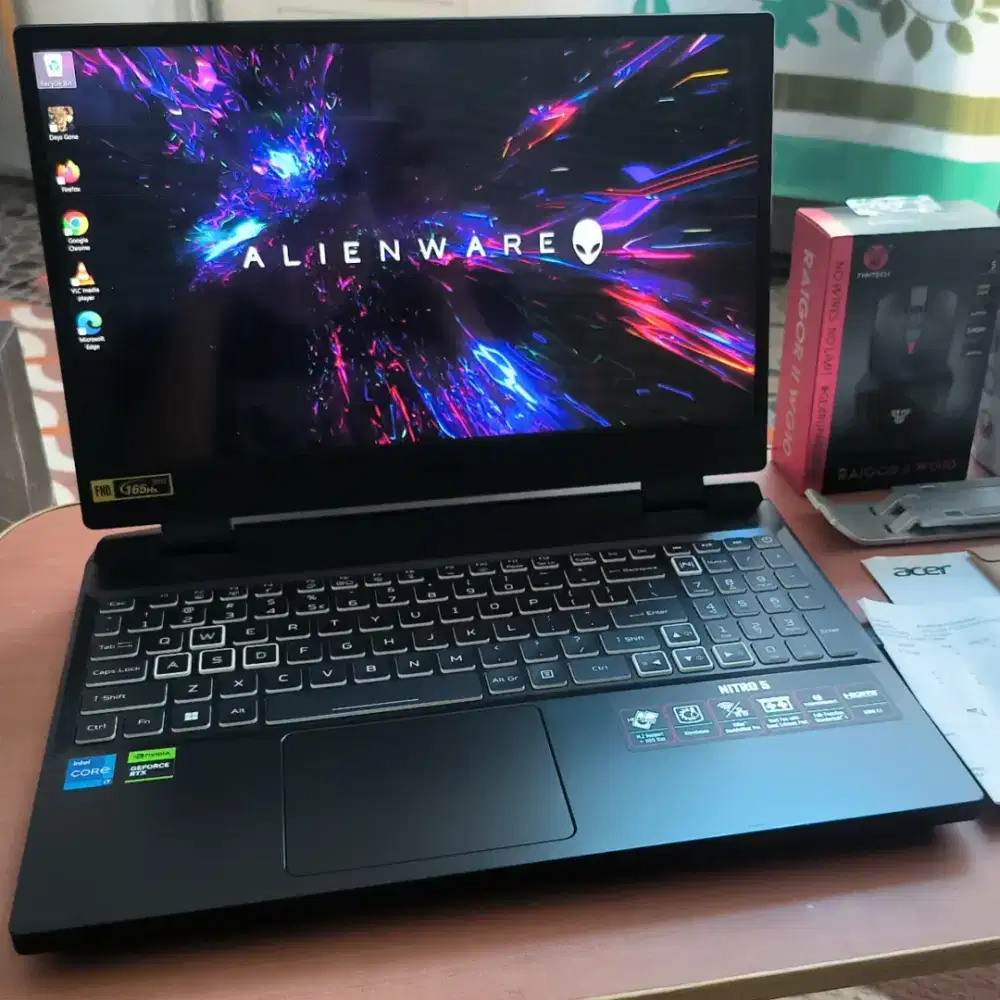 Acer nitro 5 RTX 4060 140W i7 laptop gaming kerja kuliah desain coding