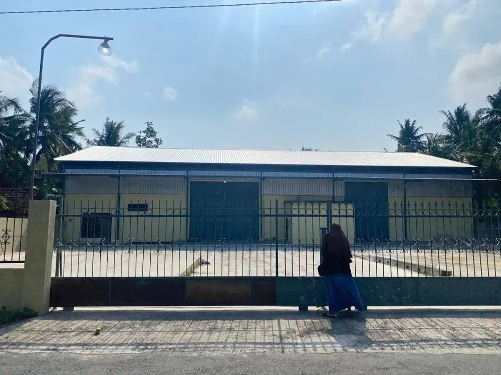 Disewakan gudang baru lokasi strategis dekat bandara YIA Yogyakarta