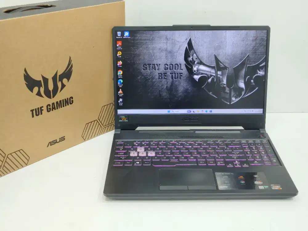 ASUS TUF GAMING A15 RYZEN 5-4600H GTX 1650 RAM 8GB SSD 512GB