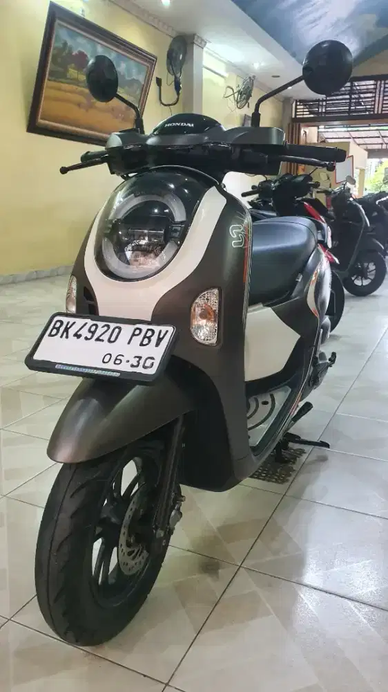 New Scoopy Fashion Brown 2025 Cantik-Masih 4 Bln Pakai-plaza motor