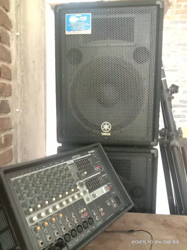 Paket Mixer dan Speaker Yamaha