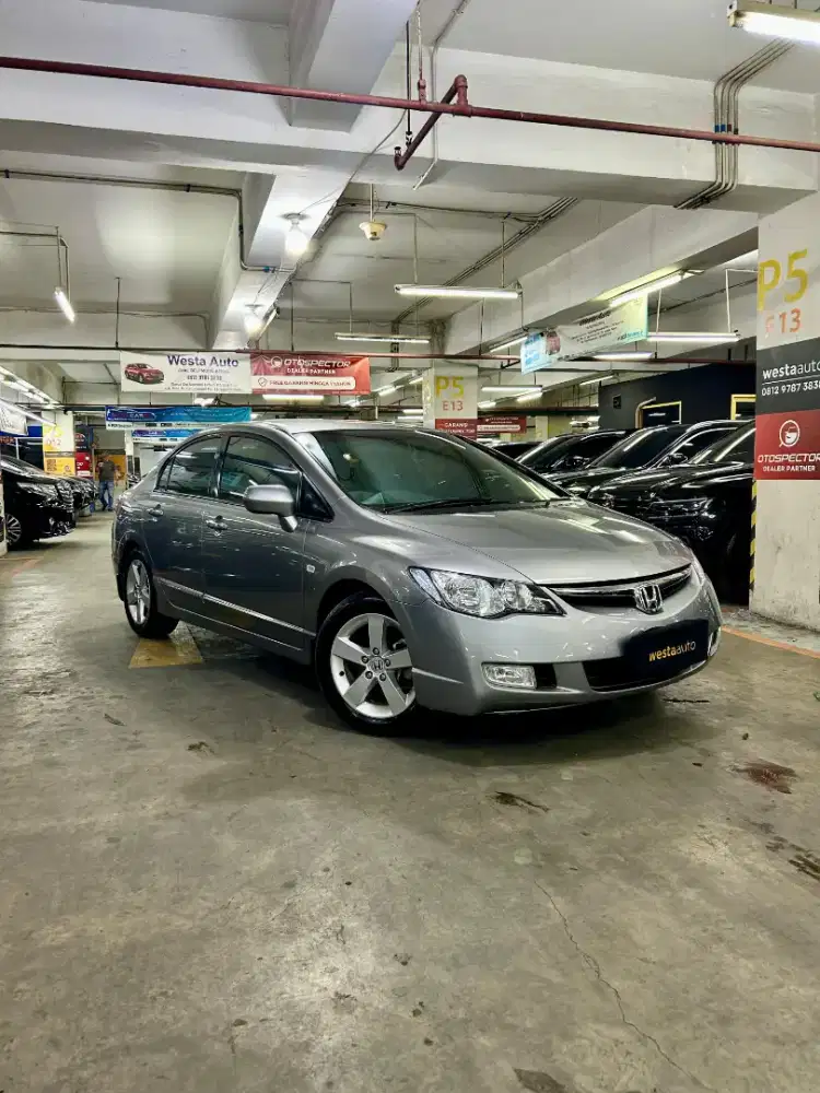 KM 62rb Honda Civic 1.8 AT 2007 Matic Antik
