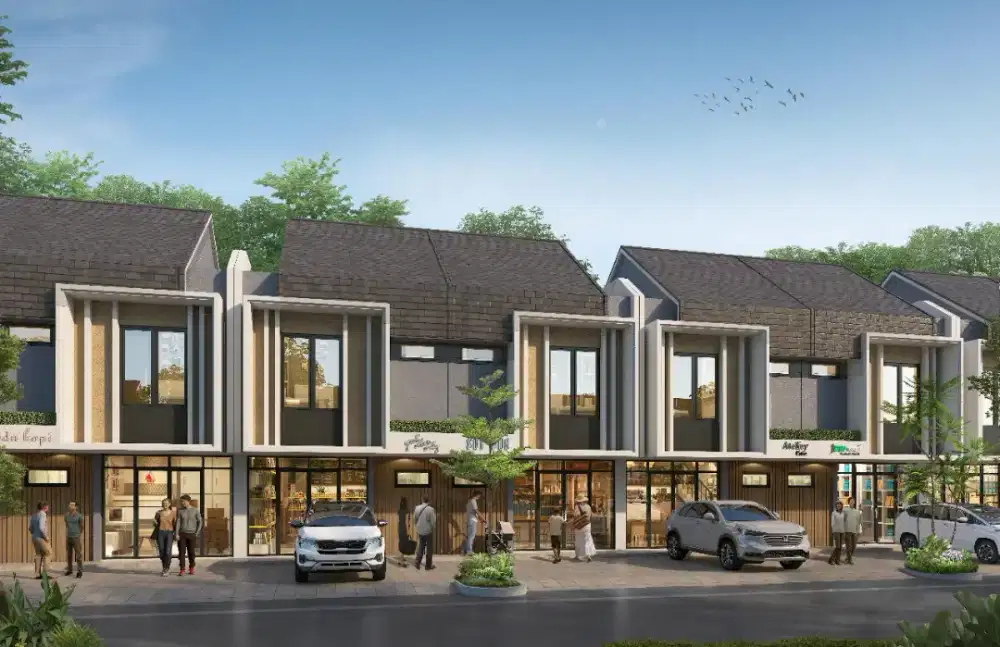 Rumah 2 lantai 900jt an Ruko dan kavling di Jakarta garden city