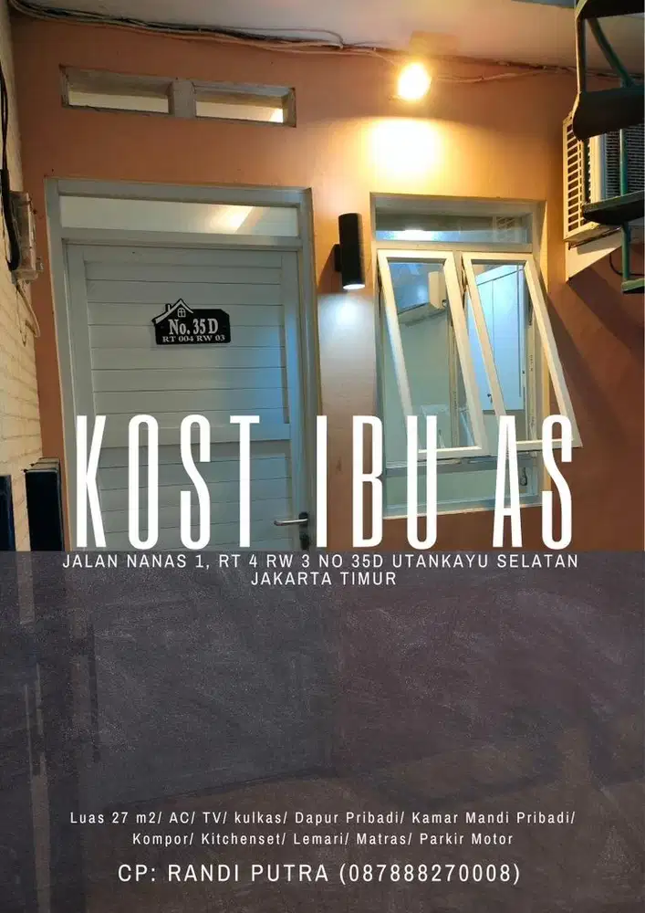 Kost nyaman utan kayu selatan