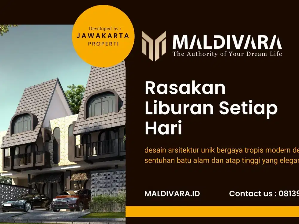 DIJUAL UNIT VILLA PREMIUM FULL FURNISH DENGAN 3 KAMAR