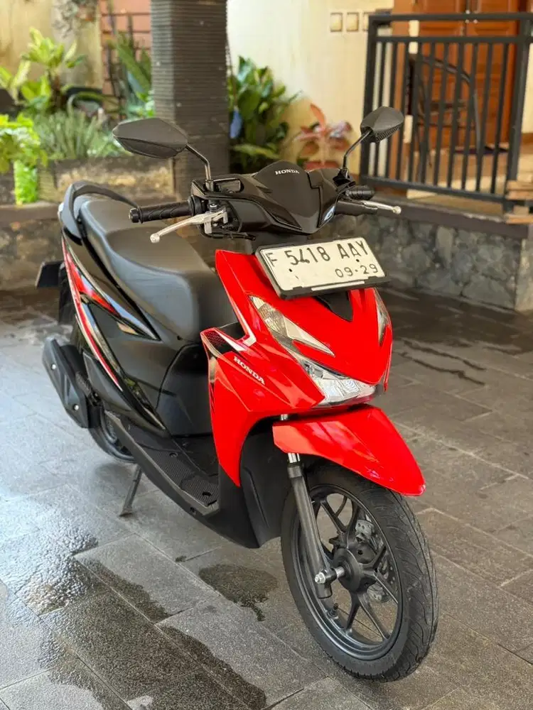 Honda Beat CBS New Thn 2024 F Kota Merah Mulus