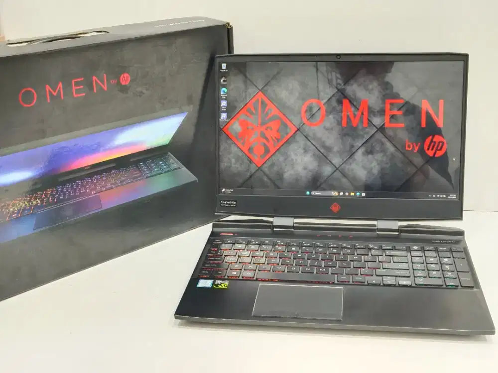 Gaming Hp omen 15 intel core i7 ram 16gb ssd 128gb hdd 1tb gtx 1050Ti