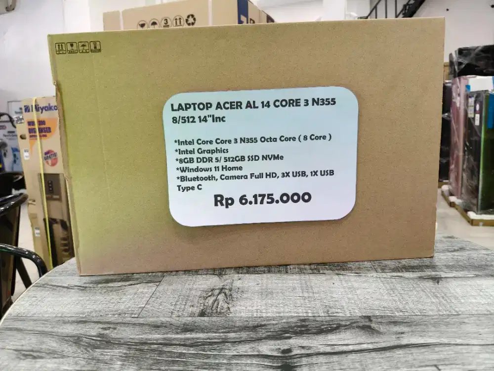 Laptop Acer Aspire Lite Intel Core 3 N355 Ram 8GB/SSD 512GB
