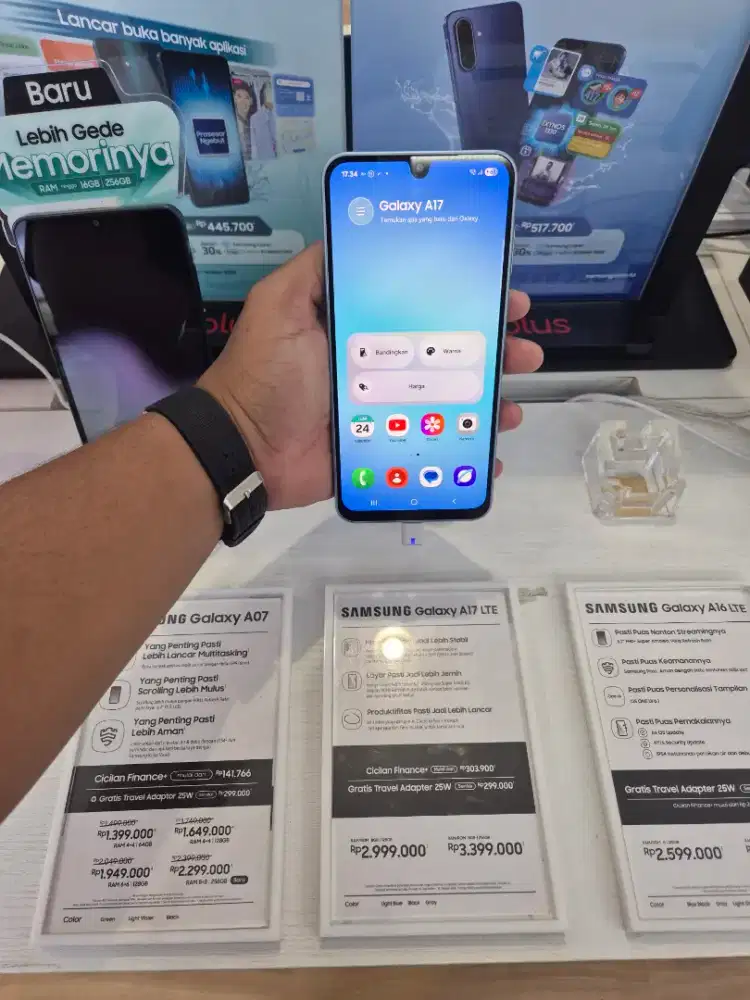Samsung A17 Ram 16Gb/128 Free Ta Temper Silicon
