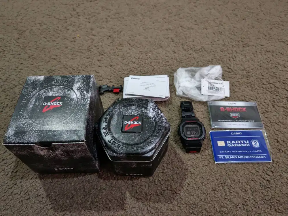 Casio G-Shock GW-B5600HR-1D Like New Garansi Resmi