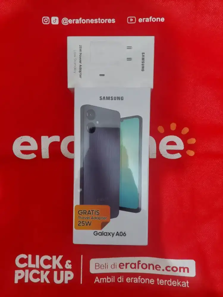 SAMSUNG A06 4/64 NEW SEGEL RESMI