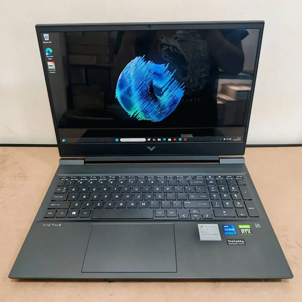 HP Victus 16 gaming laptop Core i7 11800H 8GB/512GB RTX 3060 6GB Mulus