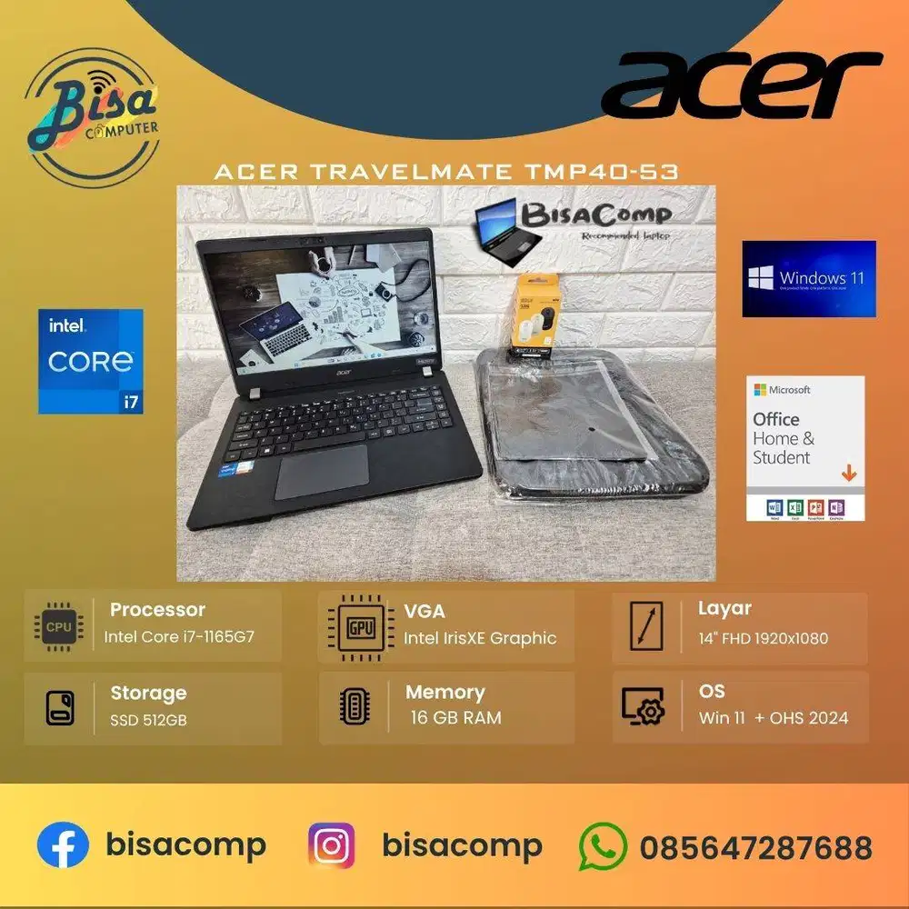 acer travelmate TMP40-53 Core