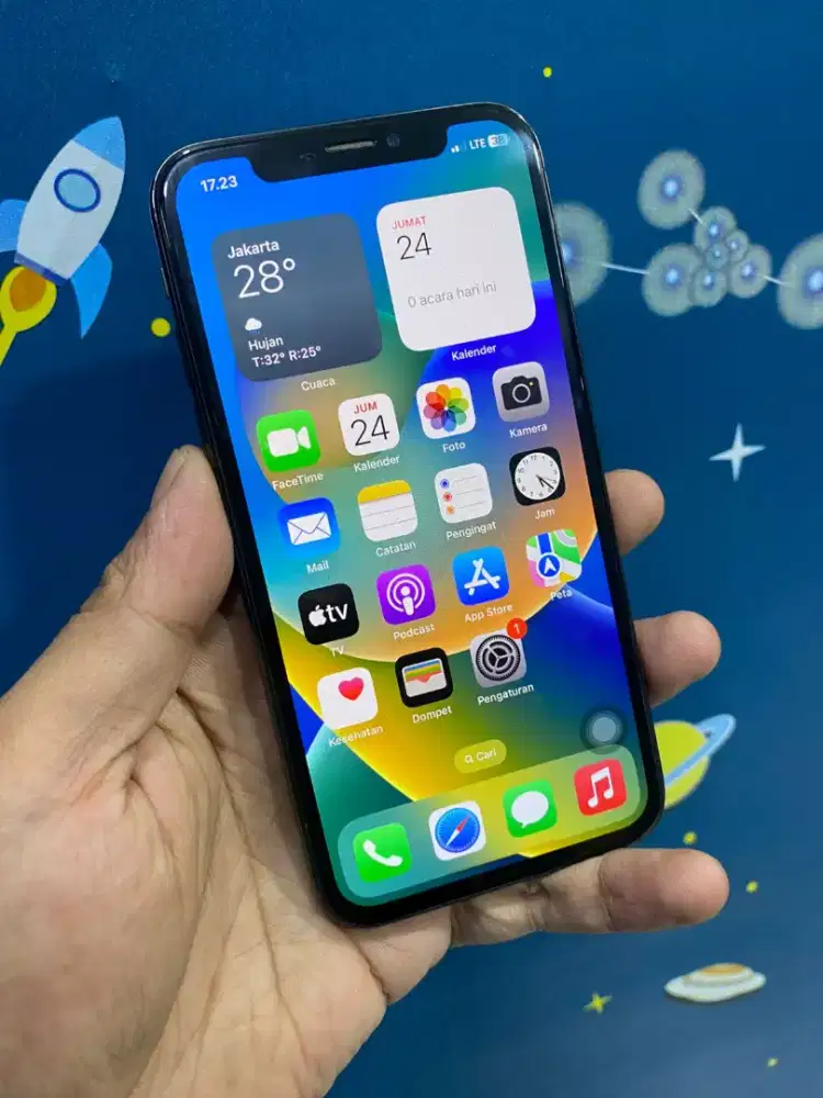 IPHONE X 256GB FULLSET MINUS BACA