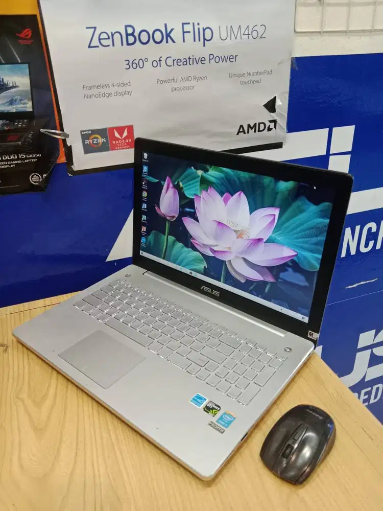 LAPTOP GAME DAN EDITING ASUS N550JK CORE i7 RAM 16GB SSD 256GB NVIDIA