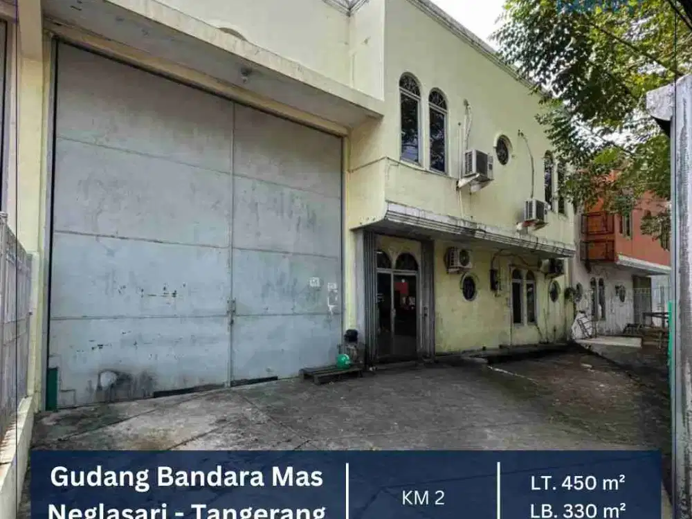Disewakan Murah Gudang Bandara Mas