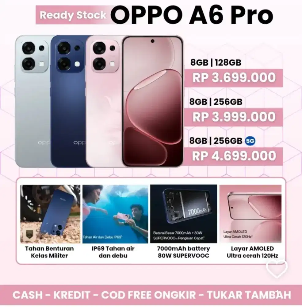 TERBARU HP OPPO A6 PRO SERIES| GRATIS HEADSET BLUETOOTH||STOK TERBATAS