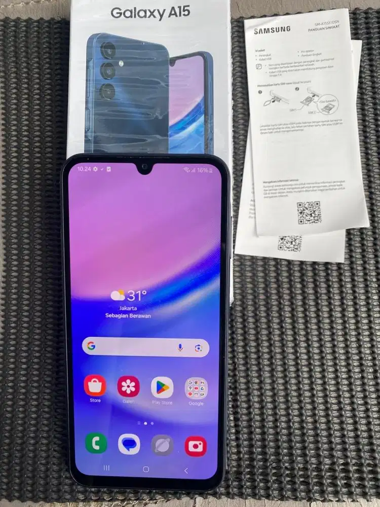 Galaxy A15 ram 8/128gb mulus lkp no minus Grs Resmi Sein siap pakai