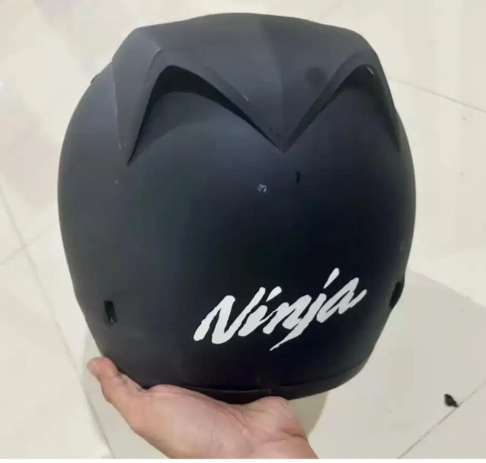 Helm Ninja Baru Hitam Dof Ukuran L (tidak pernah dipake)