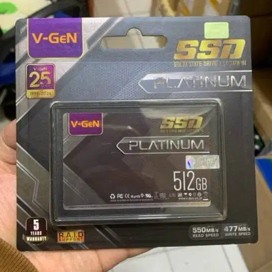 SSD V-GeN Platinum 512GB VGEN 512 GB Baru Murah Garansi Resmi 3 Tahun
