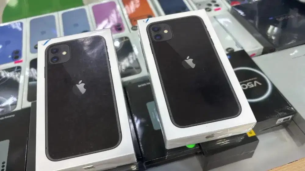 NEW iPhone 11 128GB Black Resmi apple indonesia