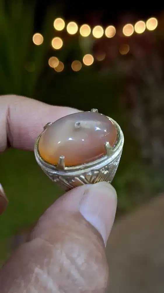 Cincin batu combong cempaka madu(lawas)