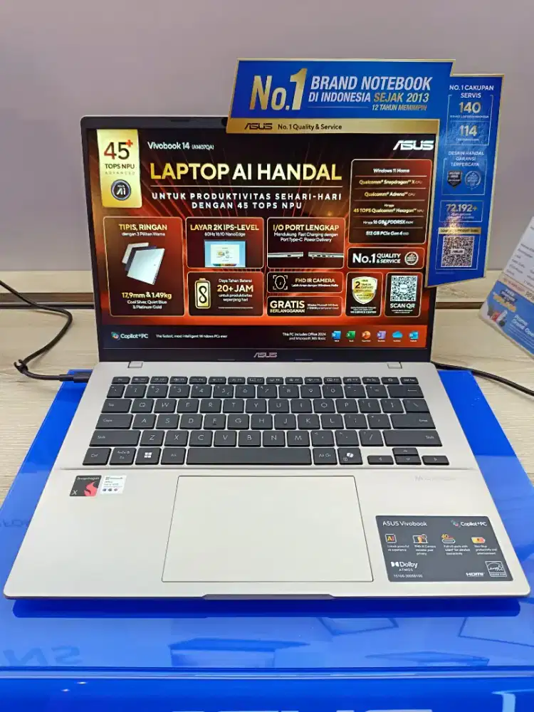 Asus Vivobook 14 A1407QA
Cicilan mulai dari 800 ribuan  saja ...