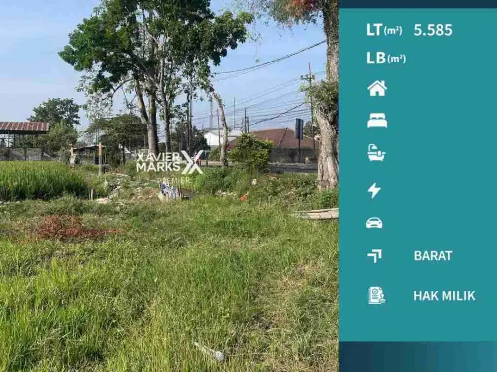 DIJUAL TANAH LUAS SANGAT STRATEGIS DI POROS RAYA KEBON AGUNG, MALANG
