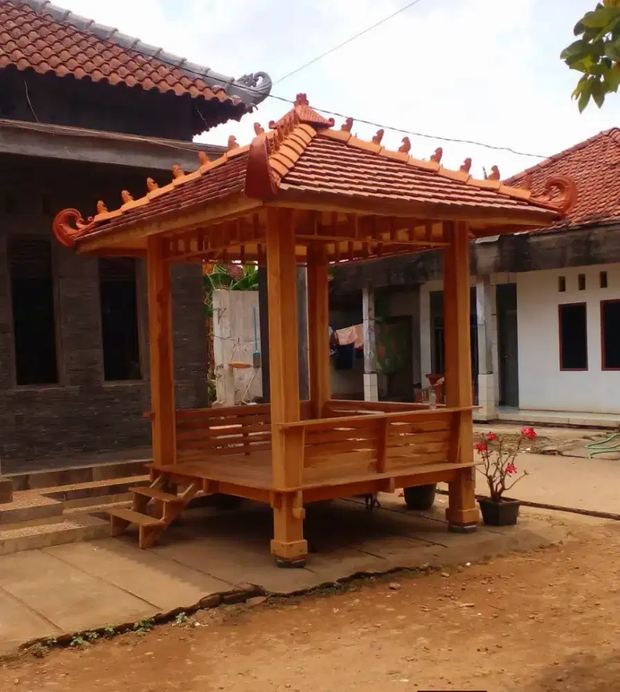 Gazebo jati 2mx2m