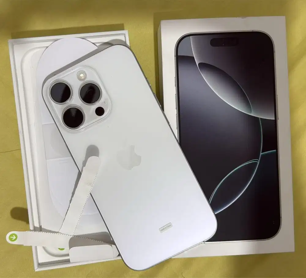 IPHONE 16 PRO 128GB  IBOX BARU PAKE 10 HARI