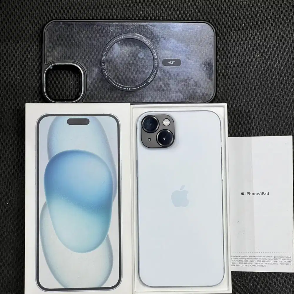 iphone 15 plus 128 ibox garansi on mei bh 100