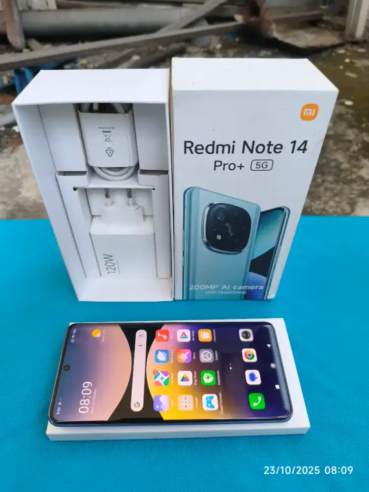 Redmi Note 14 Pro Plus 5G 8/256 Fullset ori segel mulus garansi On