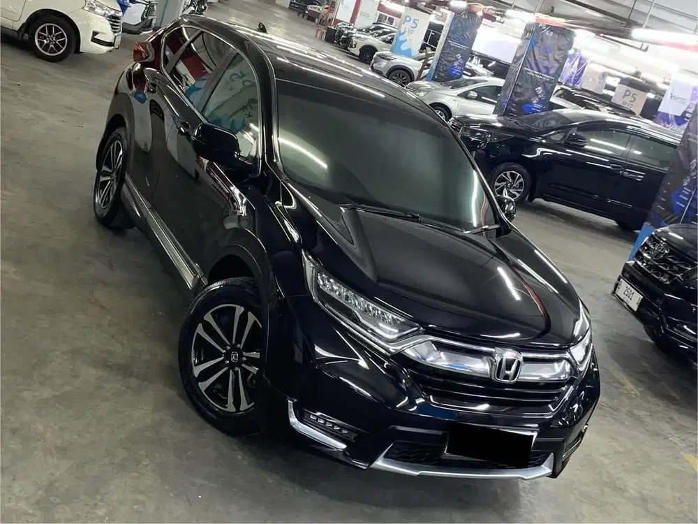 PAJAK 13 Bulan!! Honda CR-V 1.5 Prestige Turbo CVT HITAM 2017