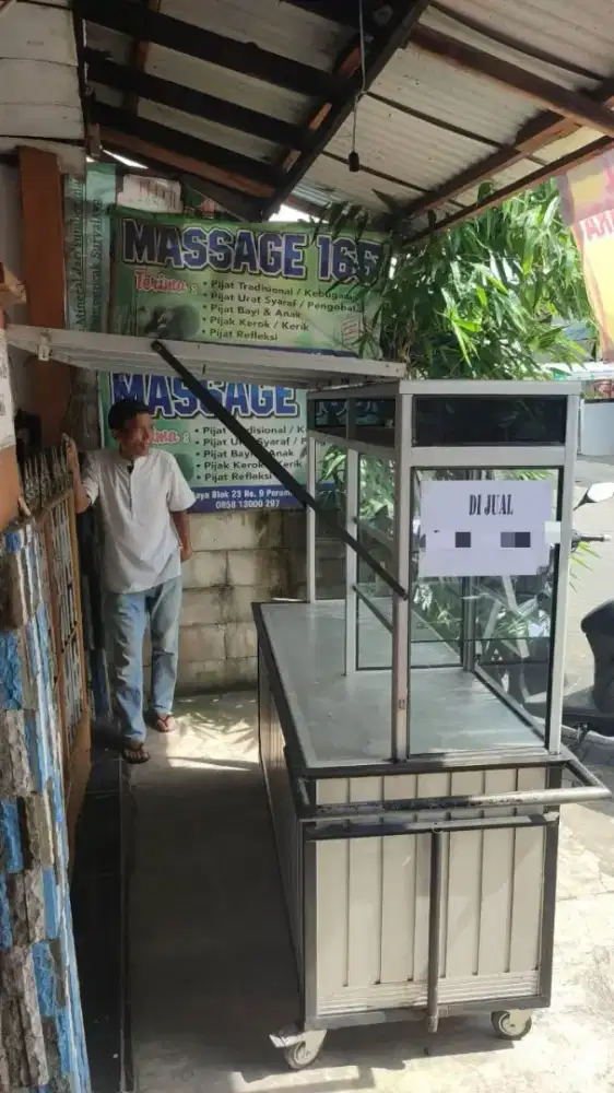 Gerobak Stainless Layak pakai