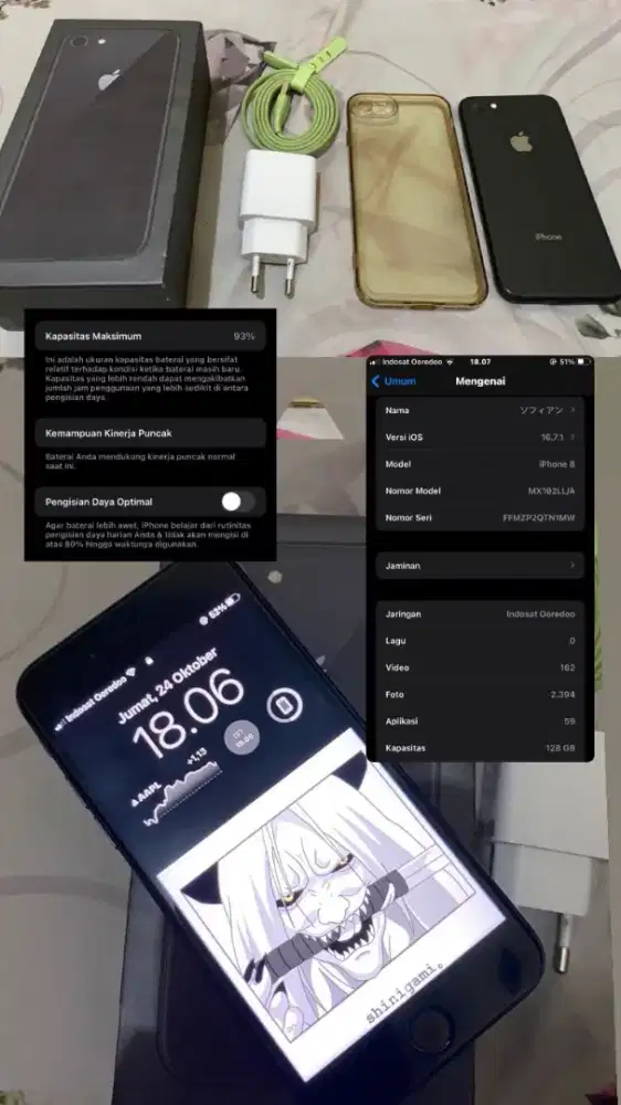 For sale iPhone 8 128GB inter Signal all operator