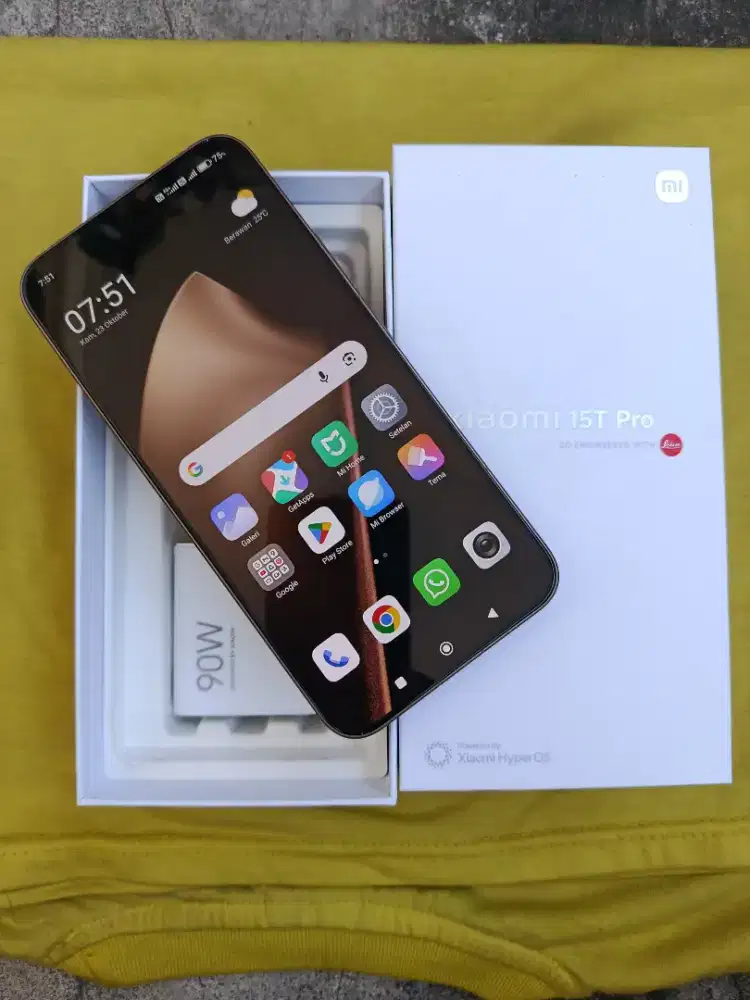 Xiaomi 15T Pro 12/512 Fullset ori segel mulus pmkian sgkt saja