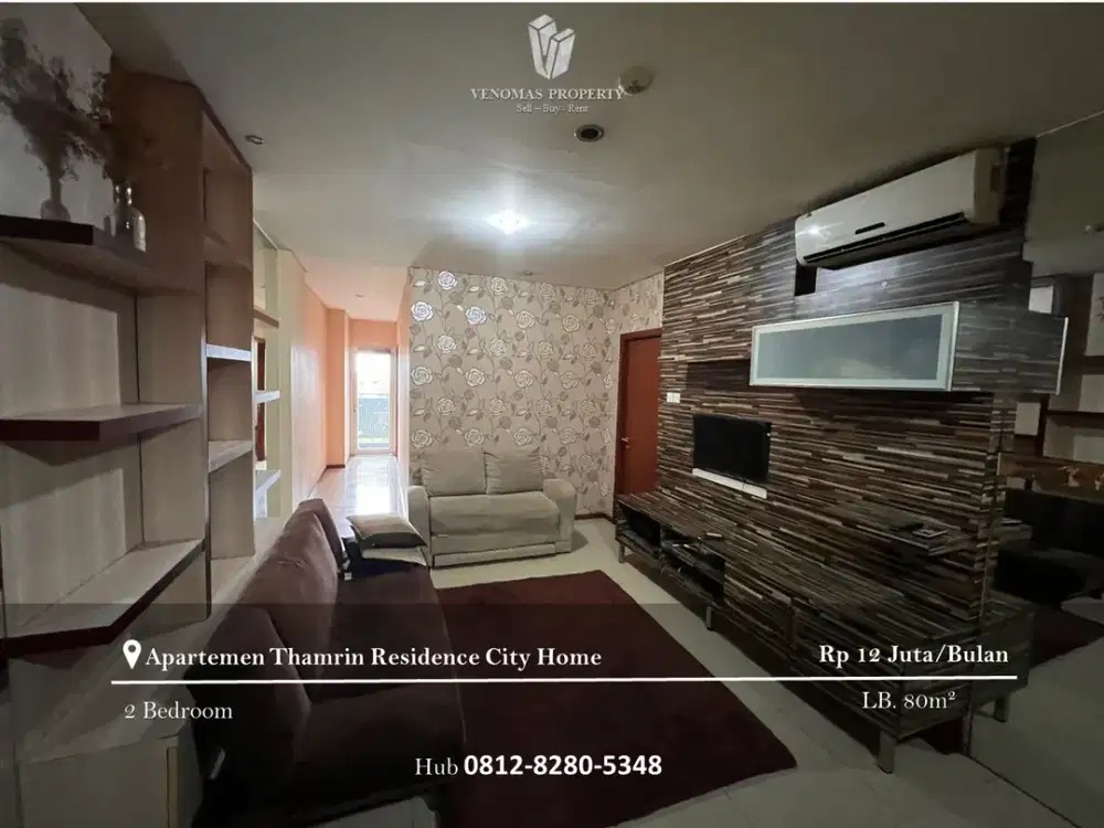 Disewakan Apartement Thamrin Residence City Home 2BR Full Furnished