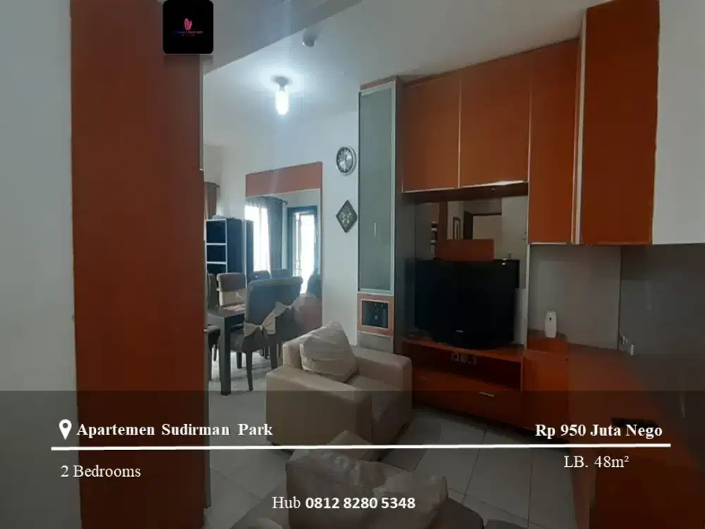 Dijual Apartement Sudirman Park Middle Floor 2BR Furnished North View