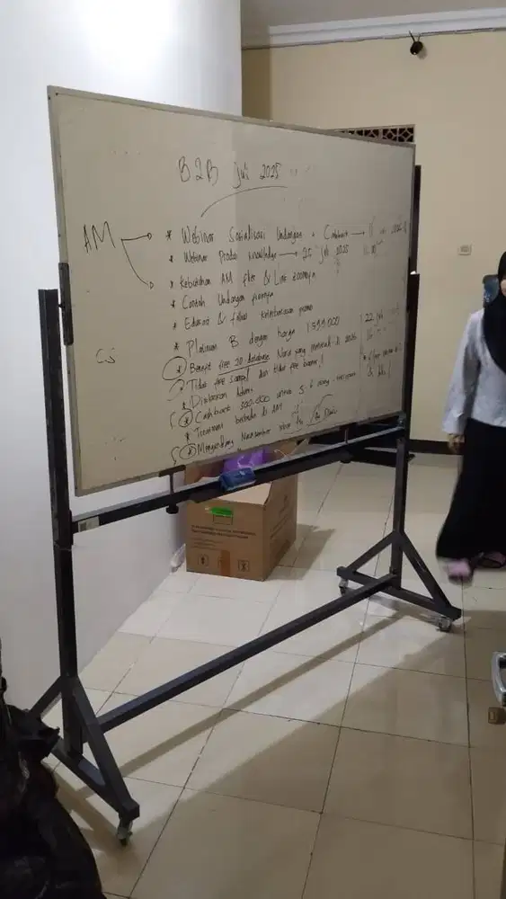 Papan Tulis Whiteboard 160cm x 120cm