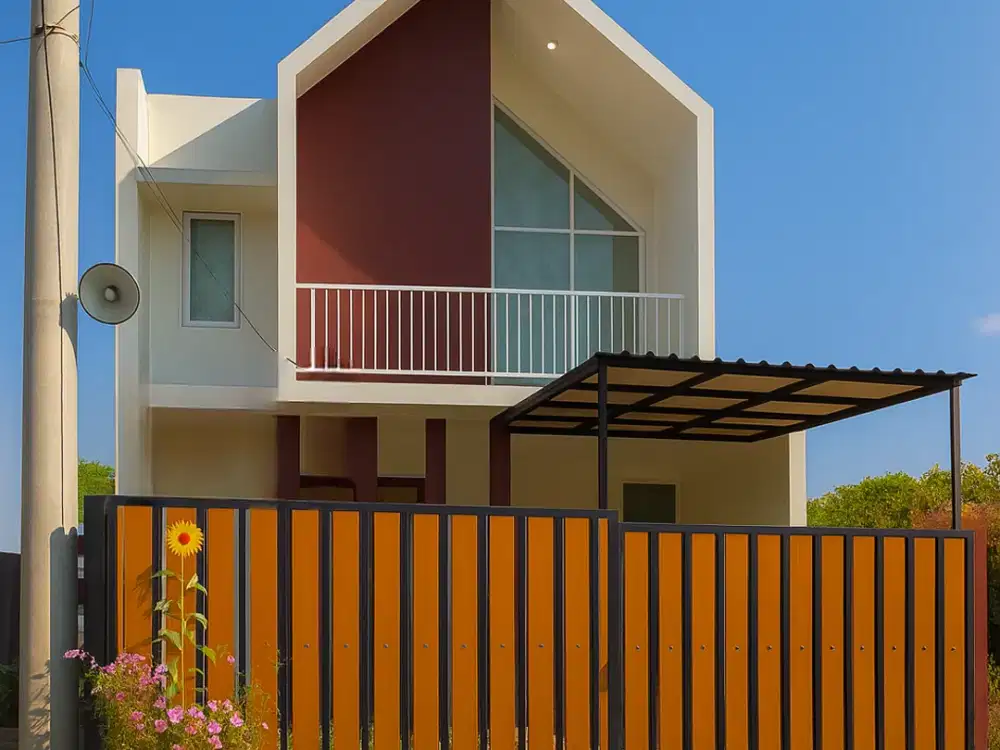 Rumah 2 Lantai Depan Cluster Tahap 1 – Investasi Ideal untuk Rumah + Bisnis