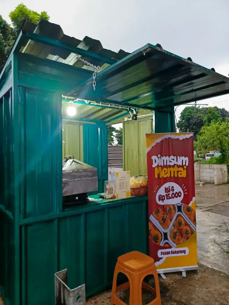 Booth kontener jualan